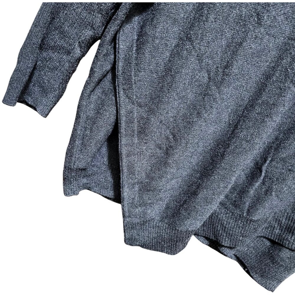 Lord & Taylor Womens XL Dark Gray V-Neck Long Sleeve Knit Sweater - Picture 5 of 11